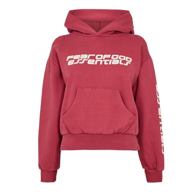 Vintage Blk - FEAR OF GOD ESSENTIALS - Women's Overhead Hoodie