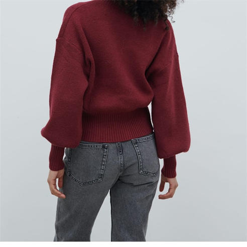 Pretty Lavish - Women's Etta Knit Bomber Jacket