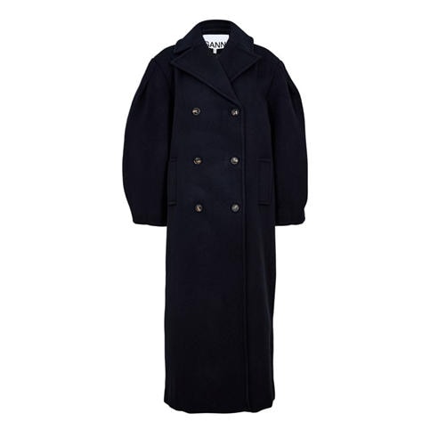 GANNI - Ganni Peacoat Wool Ld62