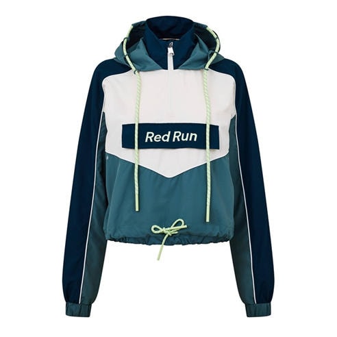 RED RUN - Womens Skyline Cropped Windbreaker