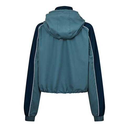 RED RUN - Womens Skyline Cropped Windbreaker