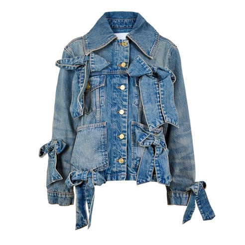 GANNI - Ganni Bow Denim Ld61