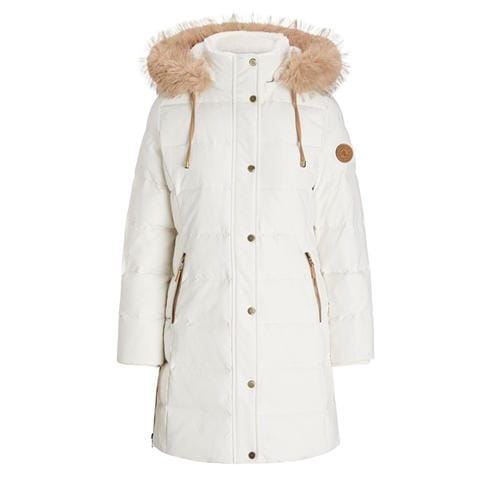 Lauren by Ralph Lauren - Women's Fur Hood Medium Puffer Jacket