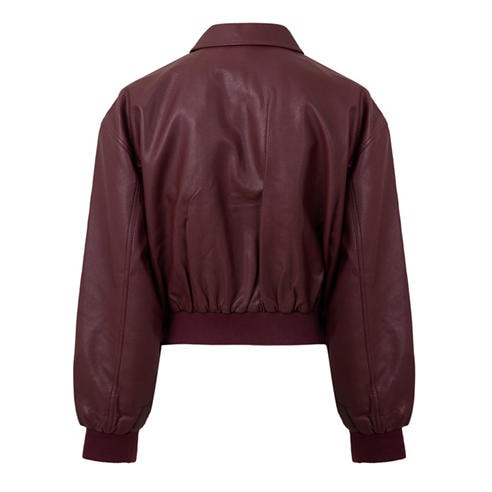 GOOD AMERICAN - Women's Better Than Leather Oversized-Fit Jacket
