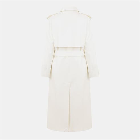 DONNA KARAN - Women's Trench Weather Resistant Tailored Fit Overcoat