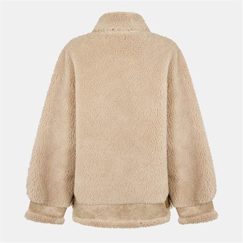 Edited - Women's Dakota Faux Shearling Long Sleeve Hip Length Sherpa Jacket