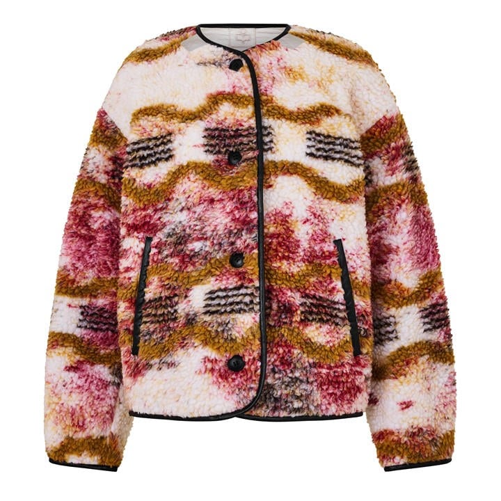 Marant Etoile Women's White Umala Bomber Jacket - Size 6