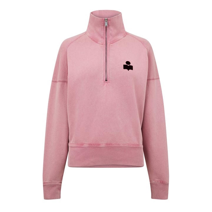 Marant Etoile Women's Pink Ross Crew Sweatshirt - Size 12