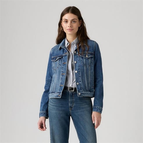 Levis - Women's Original Trucker Denim Slim-Fit Jacket