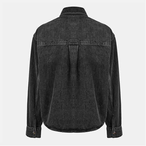 ANINE BING - Women's Paxton Structured Button Closure Denim Jacket
