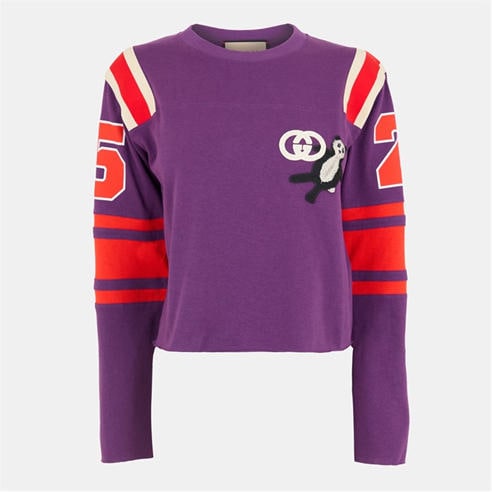 GUCCI - Women's Crew-Neck Tailored Fit Sweatshirt