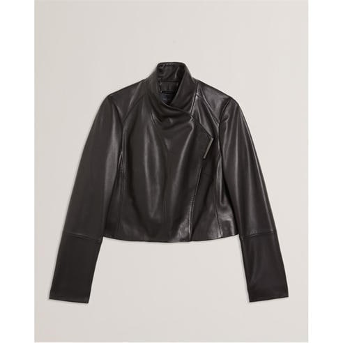 Ted Baker - Women's Cropped Leather Overcoat
