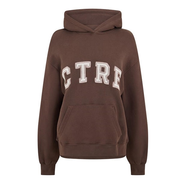 Grey - THE COUTURE CLUB - Womens CTRE Oversized Hoodie