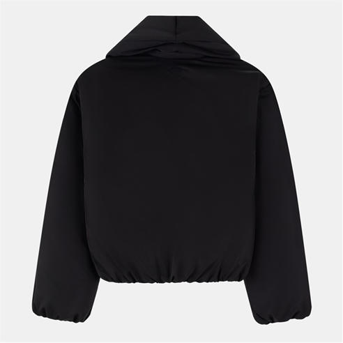 THE COUTURE CLUB - Women's Oversized Faux Fur Long Sleeve Bomber Jacket