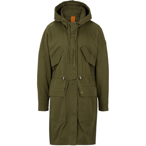 Boss - Women's Pakono Weather-Resistant Trench Coat