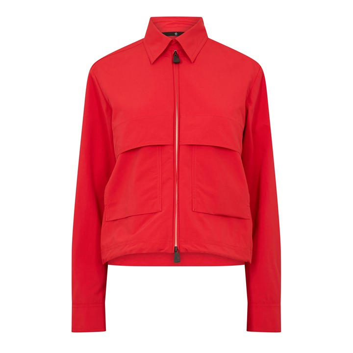 Moncler Women's Red Overshirt Ld61