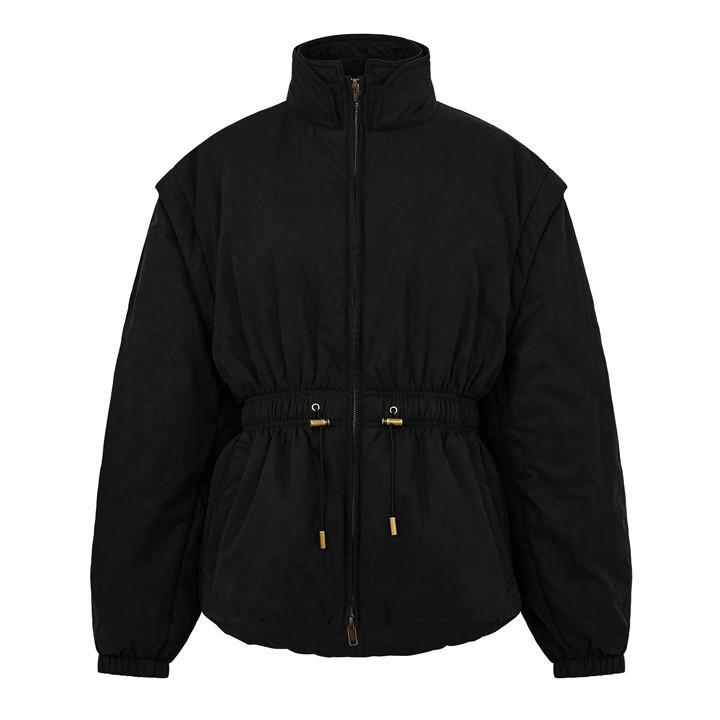 Marant Etoile Women's Black Dastyni Short Puffer Jacket - Size 6