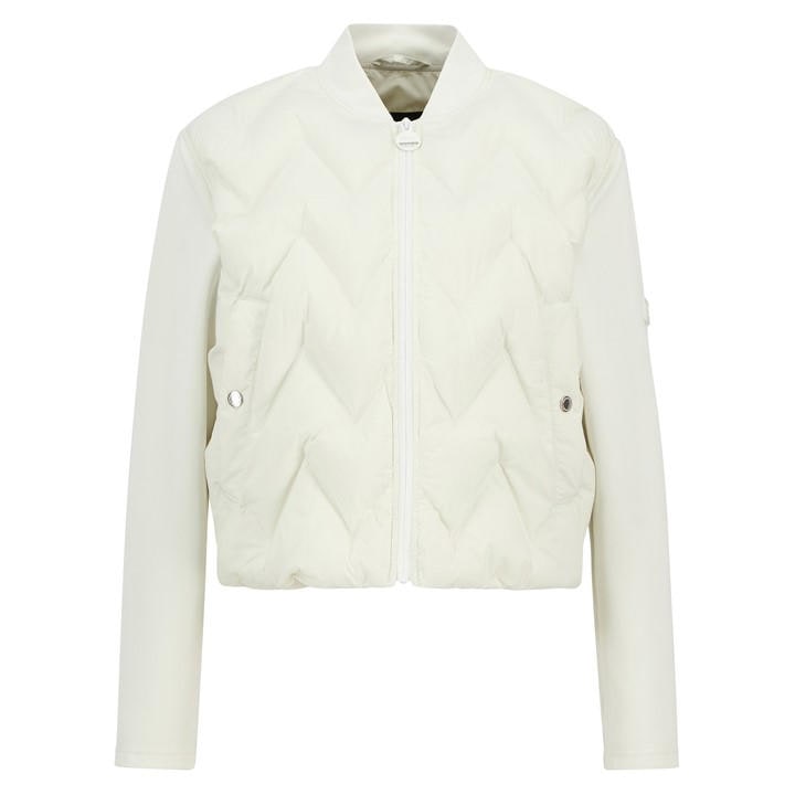 Barbour International Women's White B.int Prism Qlt Swt Ld63