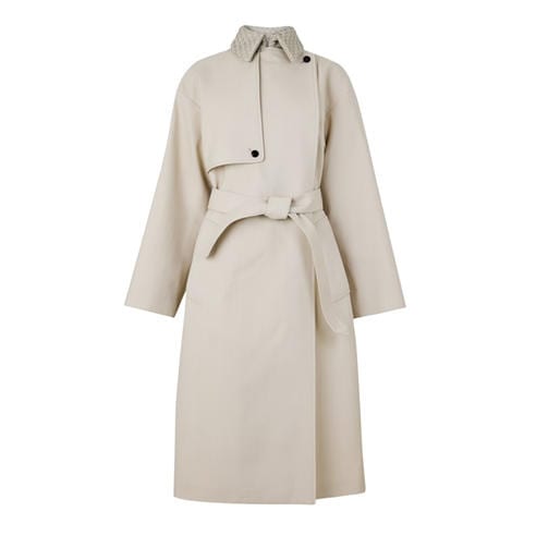 BOTTEGA VENETA - Women's Belted Cotton Trench Coat