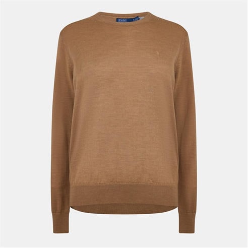 RALPH LAUREN - Women's Long Sleeve Cotton Crew Sweatshirt