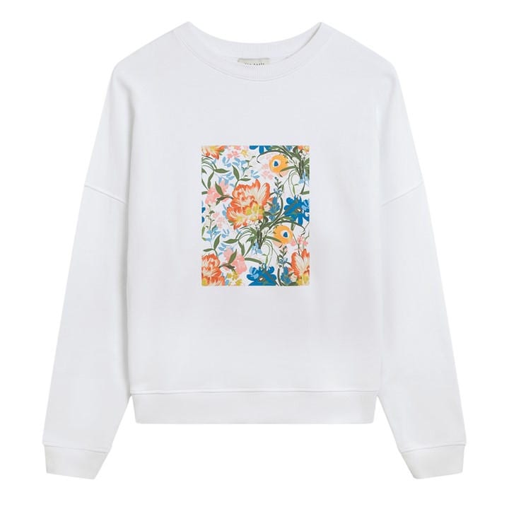 Ted Baker Graphic Sweatshirt In White