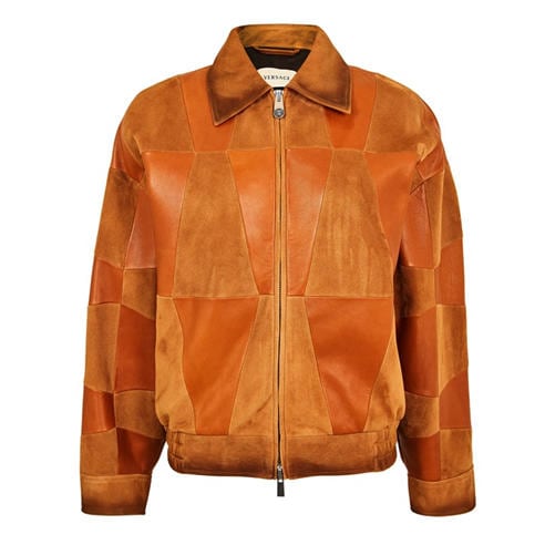 VERSACE - Women's Diamond Leather Jacket