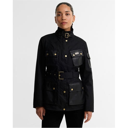 BARBOUR INTERNATIONAL - Women's Heritage Long-Sleeve Wax Jacket