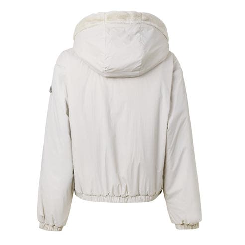 MOOSE KNUCKLES - Women's Eaton Bunny Faux Fur Oversized-Fit Bomber Jacket