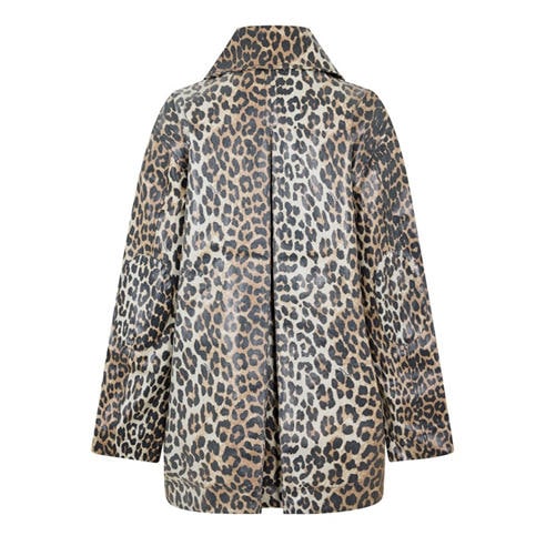 GANNI - Women's Laminated Canvas Trench Coat