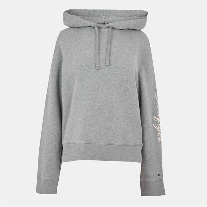 Tommy Hilfiger Women's Grey Tommy Script Trry Hd Ld54 Size 16