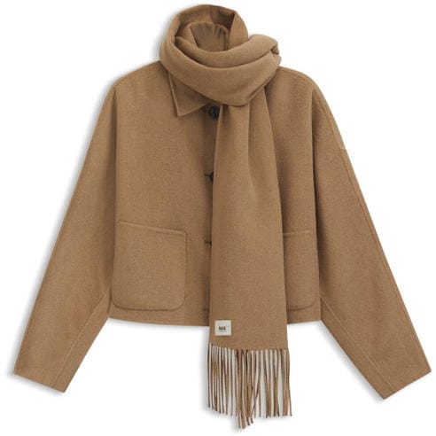 Boss - Women's Cafrina Wool Oversized-Fit Overcoat