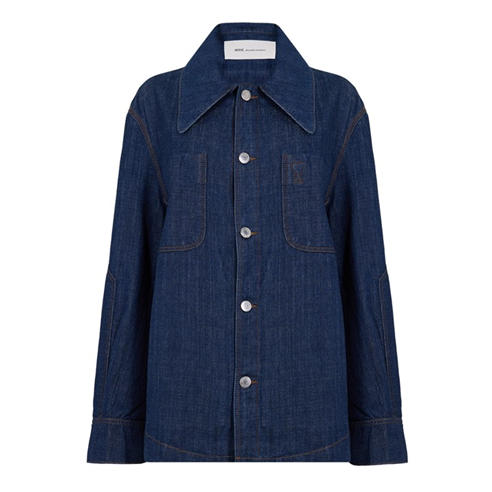 AMI PARIS - Women's Embroidered Overshirt