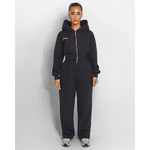 MARS THE LABEL - Classic Cropped Zip Hoodie