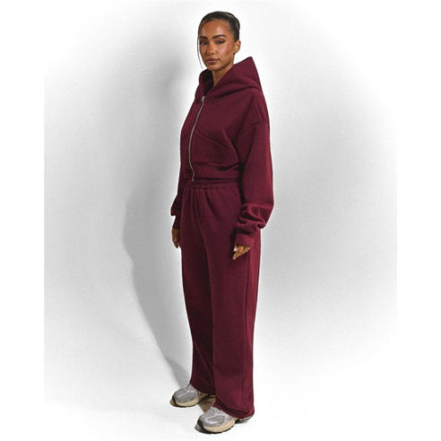 MARS THE LABEL - Womens Classics Cropped Zip Hoodie