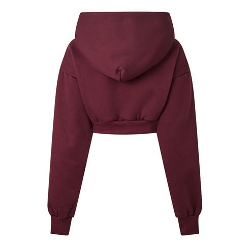 MARS THE LABEL - Womens Classics Cropped Zip Hoodie