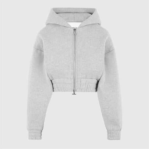 MANIERE DE VOIR - Womens Joasiane Relaxed Zip Through Hoodie