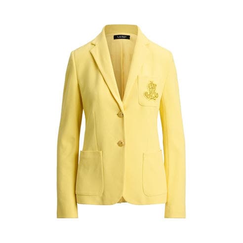Lauren by Ralph Lauren - Women's Anfisa Cotton Long Sleeve Monogram Blazer