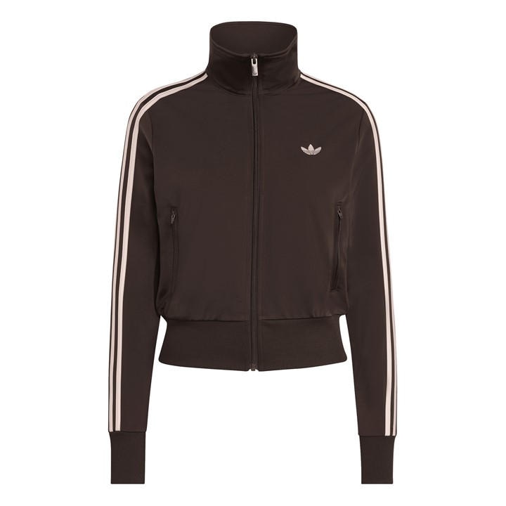 Adidas Originals Women's Brown Firebird Classic Tracksuit Top