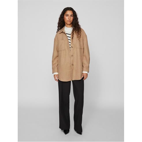Vila - Women's  Long Sleeve Shirt Jacket