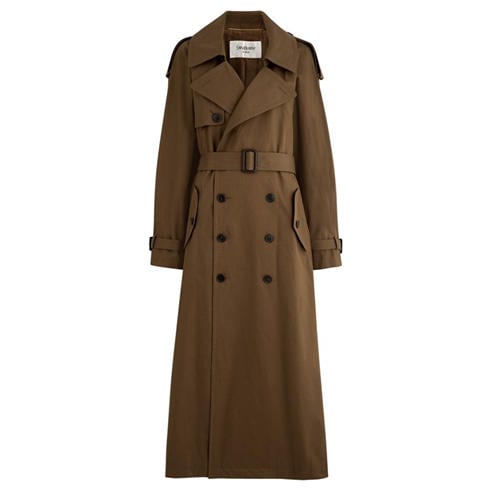 Saint Laurent - TRENCH A DETAILS TWILL DE COTO