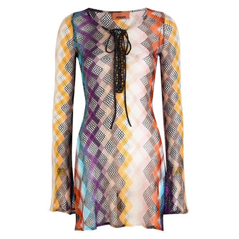 Missoni - Women's Zig Zag Viscose Slim-Fit Knitted Dress