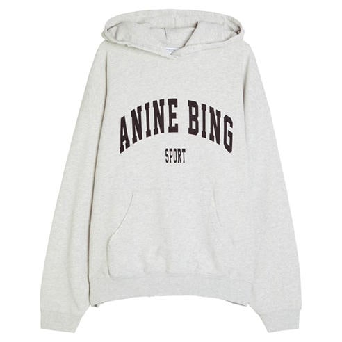Anine Bing - Women's Harvey Over the Head Cotton Hoodie