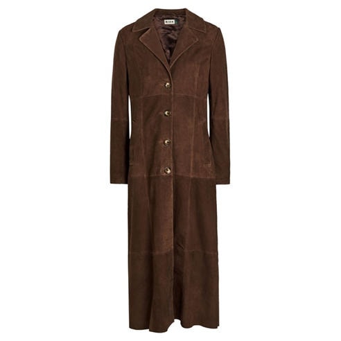 RIXO - Women's Astraea Suede Overcoat