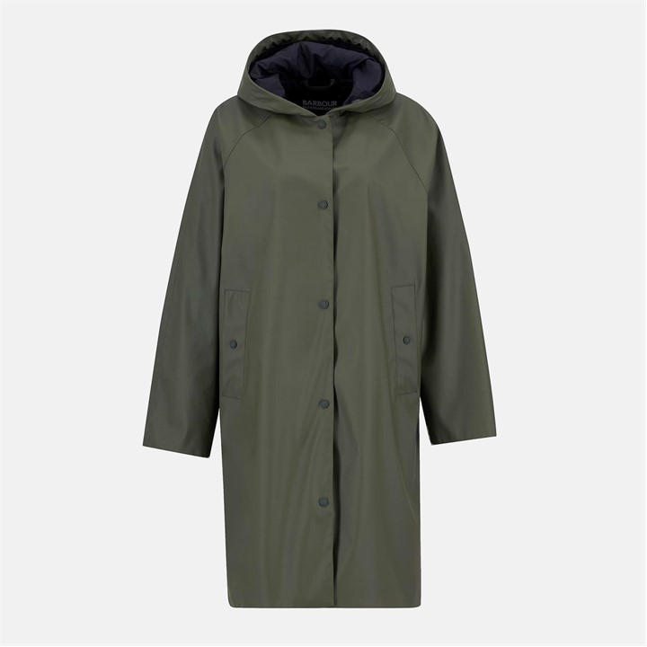Barbour International Women's Green Recoleta Showerproof Jacket Size 12