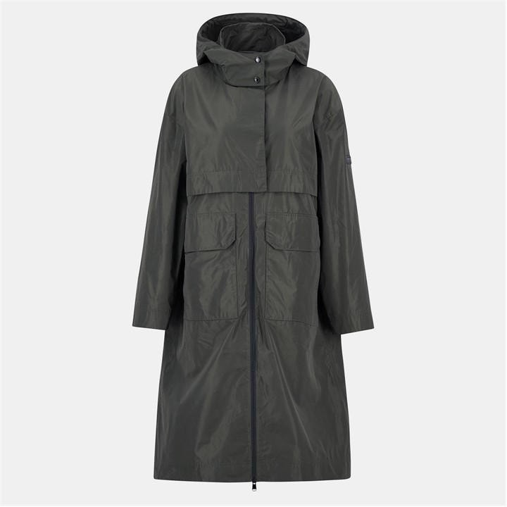 Barbour International Women's Green Roxanna Showerproof Jacket Size 14