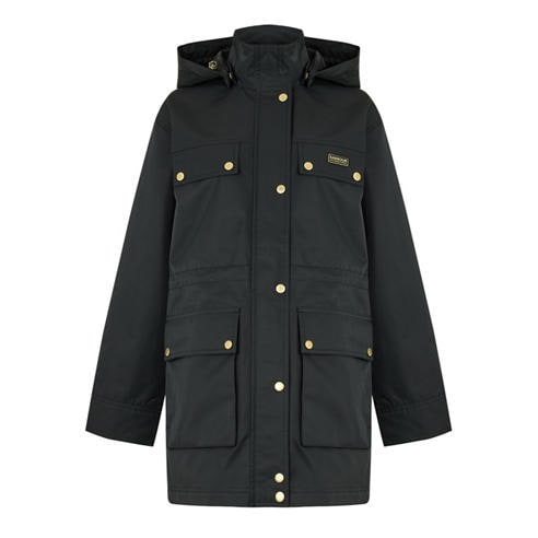 Barbour International - Womens Molina Cotton Full-Zip Showerproof Anorak