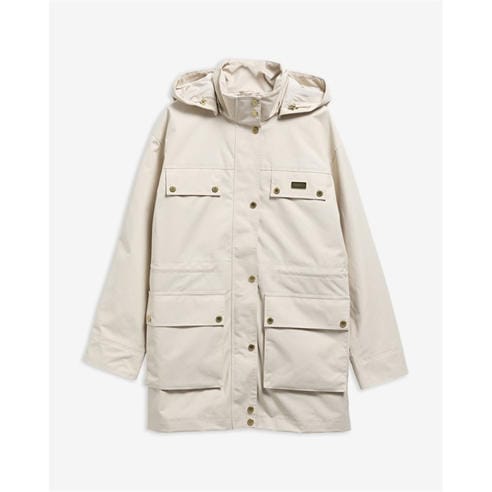 Barbour International - Womens Molina Cotton Full-Zip Showerproof Anorak