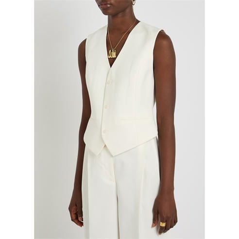 Anine Bing - Women's Mario Wool V-Neck Waistcoat
