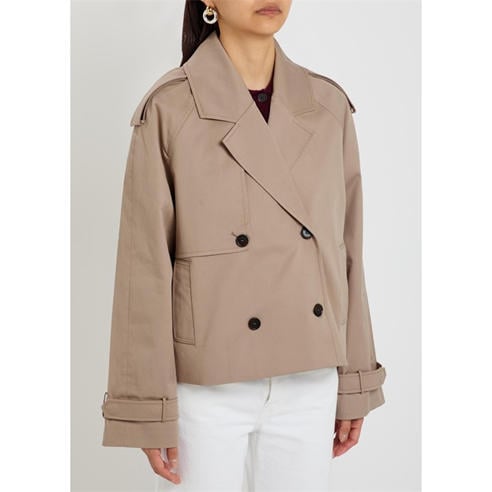 Anine Bing - Women's Rickie Cotton Cropped Trench Coat