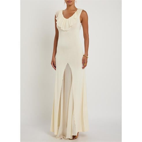 Aya Muse - Women's Rowan Maxi V-Neck Jumper Dress